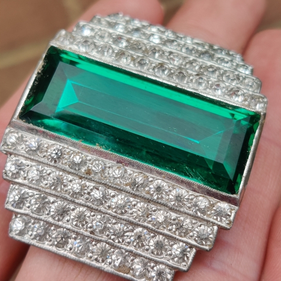 Vintage Art Deco Pot Metal Belt Buckle - Picture 7 of 7